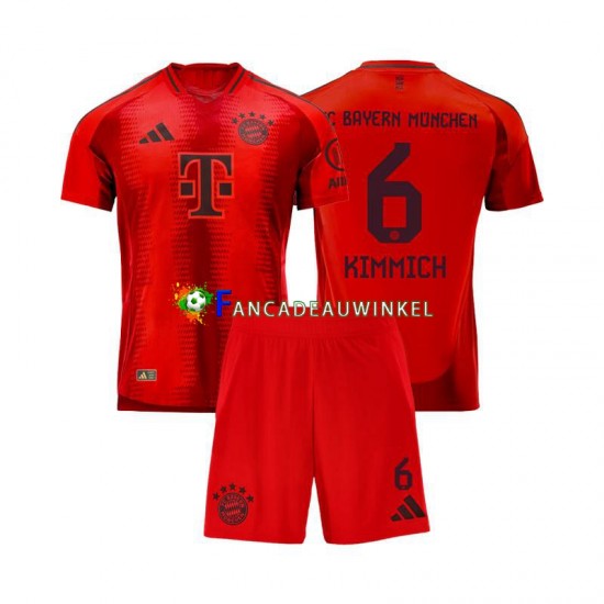 FC Bayern München Wedstrijdshirt met Korting Joshua Kimmich 6 Thuis Kind 2024-25 Korte Mouw