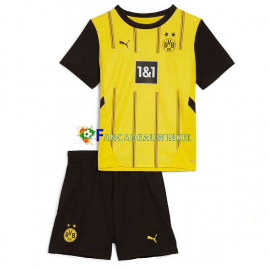 Borussia Dortmund Wedstrijdshirt met Korting Thuis Kind 2024-25 Korte Mouw