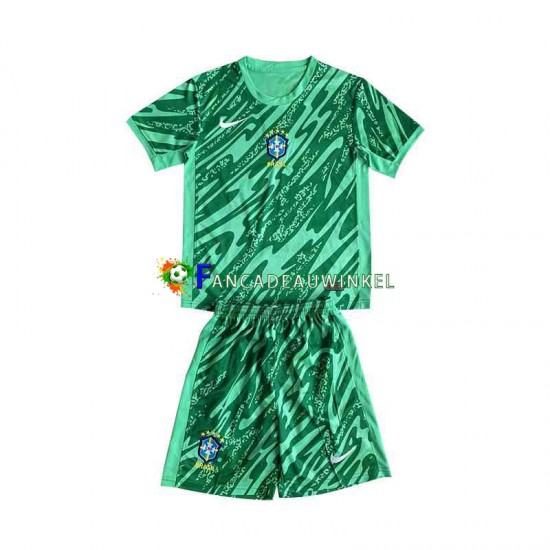 Brazilië Wedstrijdshirt met Korting Keepersshirt 3rd Kind 2024 Korte Mouw