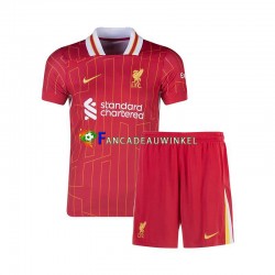 Liverpool Wedstrijdshirt met Korting Thuis Kind 2024-25 Korte Mouw