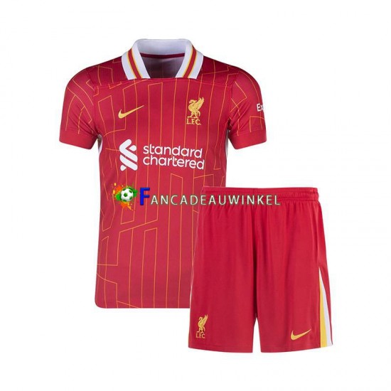 Liverpool Wedstrijdshirt met Korting Thuis Kind 2024-25 Korte Mouw