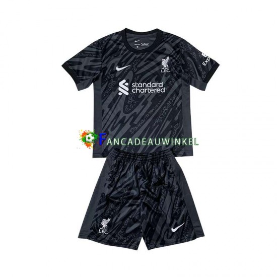 Liverpool Wedstrijdshirt met Korting Keepersshirt Thuis Kind 2024-25 Korte Mouw