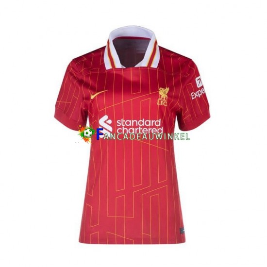 Liverpool Wedstrijdshirt met Korting Thuis Dames 2024-25 Korte Mouw