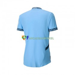 Manchester City Wedstrijdshirt met Korting Thuis Heren 2024-25 Korte Mouw