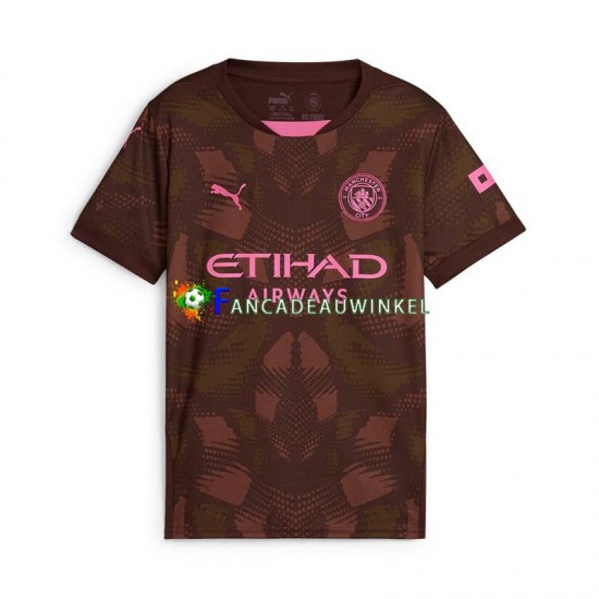 Manchester City Wedstrijdshirt met Korting Keepersshirt Thuis Heren 2024-25 Korte Mouw