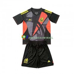 Mexico Wedstrijdshirt met Korting Keepersshirt Thuis Kind 2024 Korte Mouw