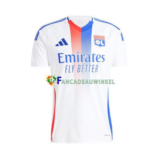 Olympique Lyonnais Wedstrijdshirt met Korting Thuis Heren 2024-25 Korte Mouw