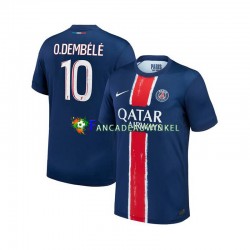 Paris Saint-Germain Wedstrijdshirt met Korting Ousmane Dembele 10 Thuis Heren 2024-25 Korte Mouw