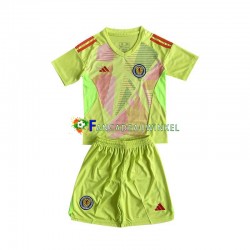Schotland Wedstrijdshirt met Korting Keepersshirt Thuis Kind EK 2024 Korte Mouw