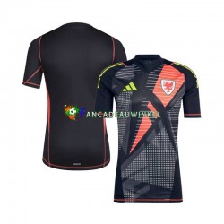 Wales Wedstrijdshirt met Korting Keepersshirt Thuis Heren 2024 Korte Mouw