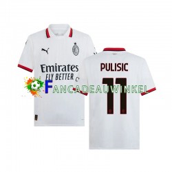 AC Milan Wedstrijdshirt met Korting PULISIC 11 Uit Heren 2024-25 Korte Mouw
