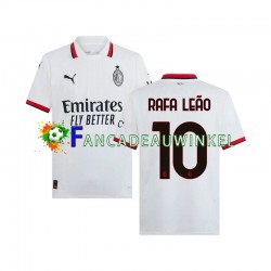 AC Milan Wedstrijdshirt met Korting RAFA LEAO 10 Uit Heren 2024-25 Korte Mouw