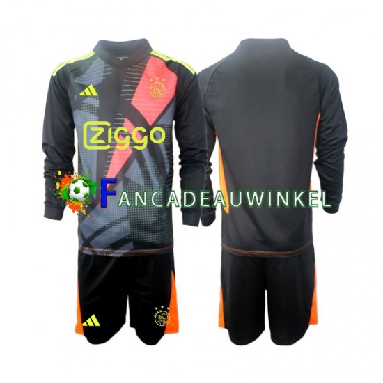 AFC Ajax Wedstrijdshirt met Korting Keepersshirt Thuis Kind 2024-25 Lange Mouw