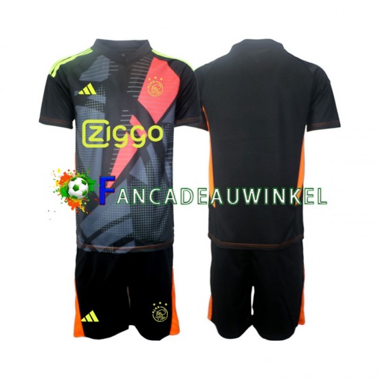 AFC Ajax Wedstrijdshirt met Korting Keepersshirt Thuis Kind 2024-25 Korte Mouw