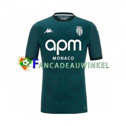 AS Monaco Wedstrijdshirt met Korting Uit Heren 2024-25 Korte Mouw