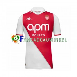 AS Monaco Wedstrijdshirt met Korting Thuis Heren 2024-25 Korte Mouw