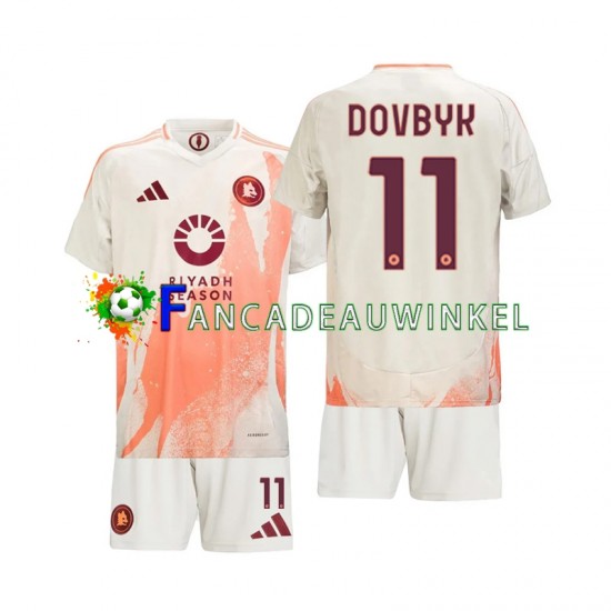 AS Roma Wedstrijdshirt met Korting Artem Dovbyk 11 Uit Kind 2024-25 Korte Mouw