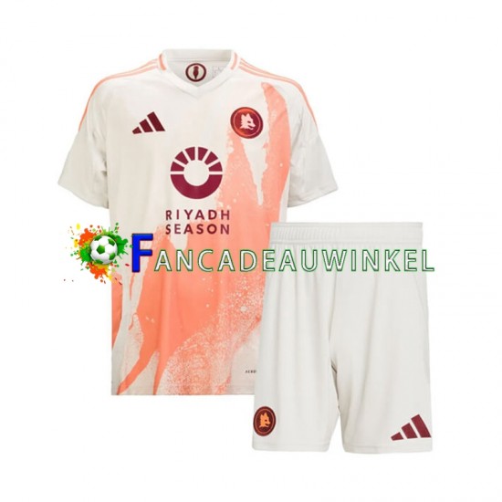 AS Roma Wedstrijdshirt met Korting Uit Kind 2024-25 Korte Mouw