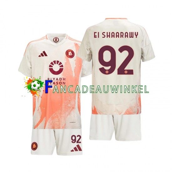 AS Roma Wedstrijdshirt met Korting Stephan El Shaarawy 92 Uit Kind 2024-25 Korte Mouw