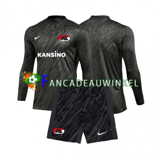 AZ Alkmaar Wedstrijdshirt met Korting Keepersshirt Uit Kind 2024-25 Lange Mouw