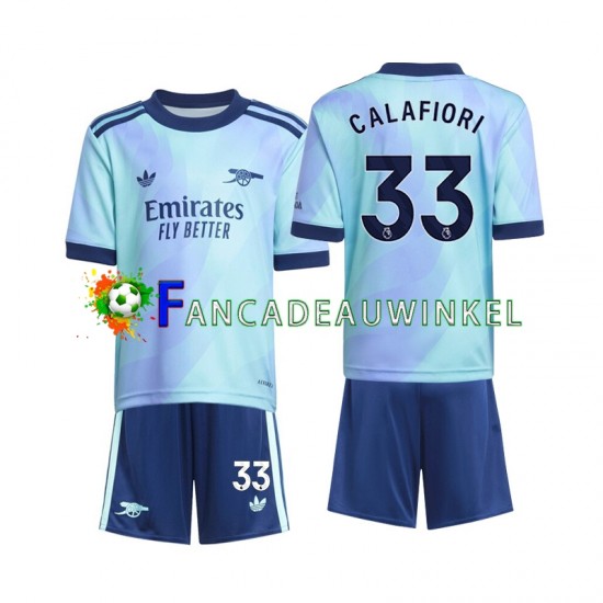 Arsenal Wedstrijdshirt met Korting Calafiori 33 3rd Kind 2024-25 Korte Mouw