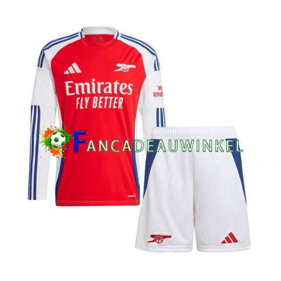 Arsenal Wedstrijdshirt met Korting Thuis Kind 2024-25 Lange Mouw