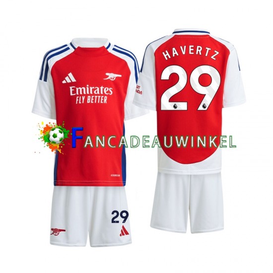 Arsenal Wedstrijdshirt met Korting Havertz 29 Thuis Kind 2024-25 Korte Mouw