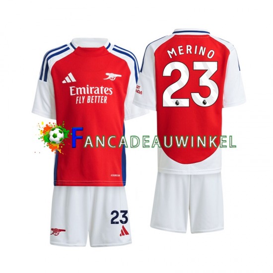 Arsenal Wedstrijdshirt met Korting Merino 23 Thuis Kind 2024-25 Korte Mouw