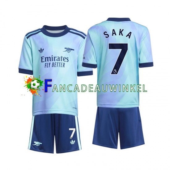 Arsenal Wedstrijdshirt met Korting Saka 7 3rd Kind 2024-25 Korte Mouw