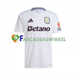 Aston Villa Wedstrijdshirt met Korting Uit Heren 2024-25 Korte Mouw
