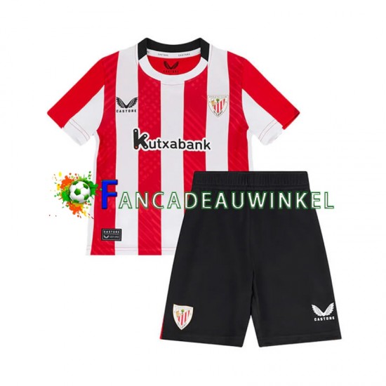 Athletic Bilbao Wedstrijdshirt met Korting Thuis Kind 2024-25 Korte Mouw