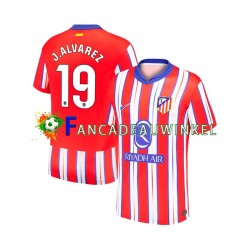 Atlético Madrid Wedstrijdshirt met Korting Julian Alvarez 19 Thuis Heren 2024-25 Korte Mouw