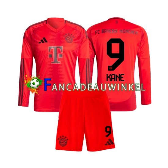 FC Bayern München Wedstrijdshirt met Korting Harry Kane 9 Thuis Kind 2024-25 Lange Mouw