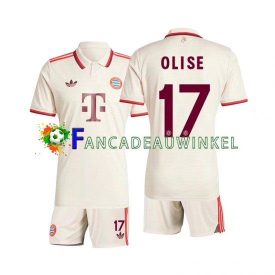 FC Bayern München Wedstrijdshirt met Korting Olise 17 3rd Kind 2024-25 Korte Mouw