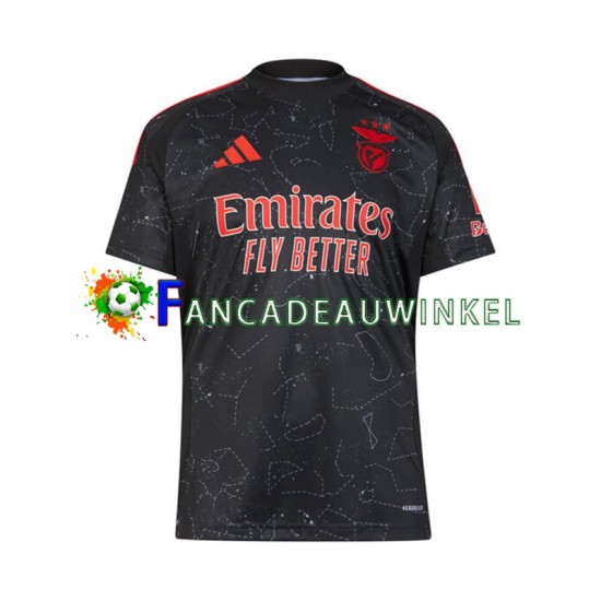 Benfica Wedstrijdshirt met Korting Uit Heren 2024-25 Korte Mouw