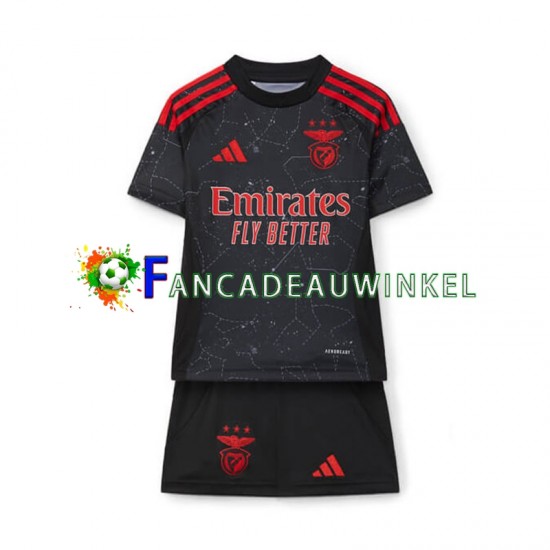 Benfica Wedstrijdshirt met Korting Uit Kind 2024-25 Korte Mouw