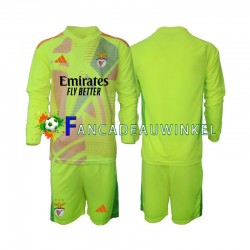 Benfica Wedstrijdshirt met Korting Keepersshirt Thuis Kind 2024-25 Lange Mouw