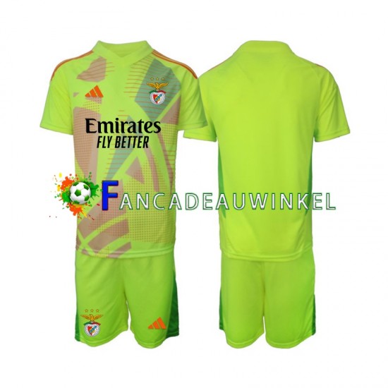 Benfica Wedstrijdshirt met Korting Keepersshirt Thuis Kind 2024-25 Korte Mouw