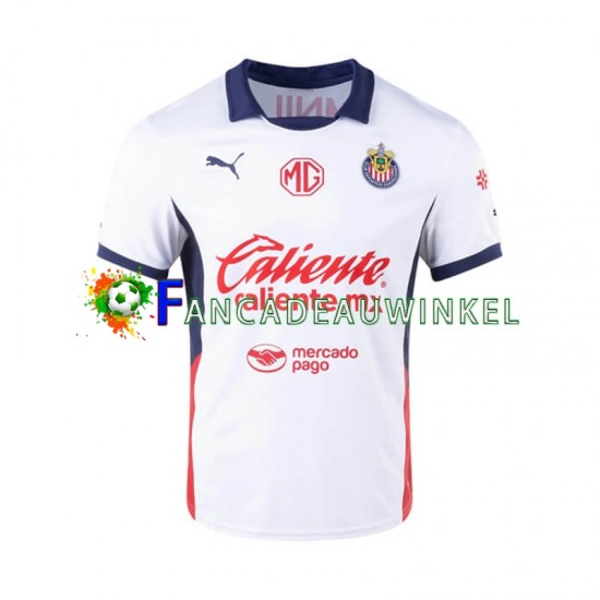 CD Guadalajara Wedstrijdshirt met Korting Uit Heren 2024-25 Korte Mouw