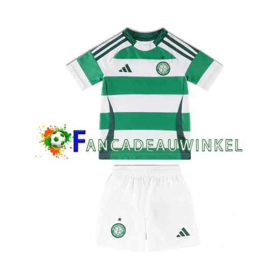 Celtic Wedstrijdshirt met Korting Thuis Kind 2024-25 Korte Mouw