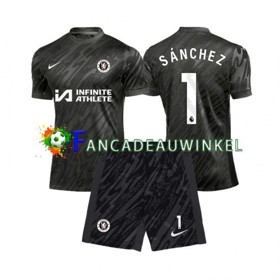 Chelsea Wedstrijdshirt met Korting Robert Sanchez 1 Keepersshirt Uit Kind 2024-25 Korte Mouw