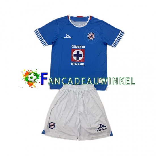 Cruz Azul Wedstrijdshirt met Korting Thuis Kind 2024-25 Korte Mouw