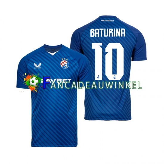 Dinamo Zagreb Wedstrijdshirt met Korting Martin Baturina 10 Thuis Heren 2024-25 Korte Mouw