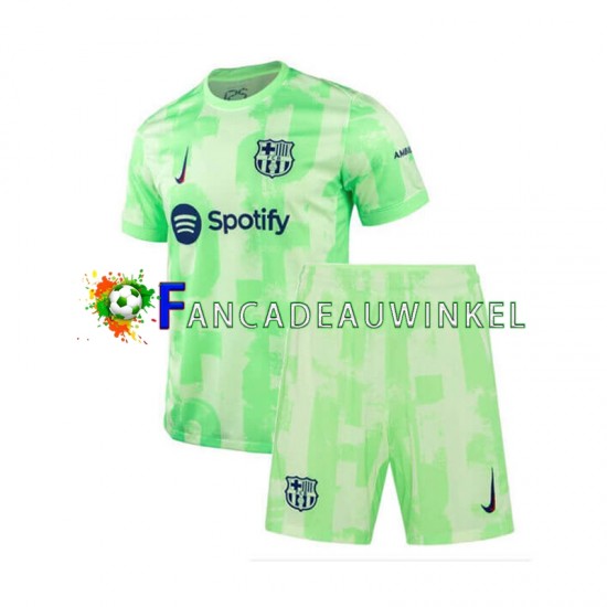 FC Barcelona Wedstrijdshirt met Korting 3rd Kind 2024-25 Korte Mouw