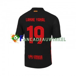 FC Barcelona Wedstrijdshirt met Korting LAMINE YAMAL 19 UCL Font Uit Heren 2024-25 Korte Mouw