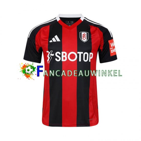 Fulham Wedstrijdshirt met Korting Uit Heren 2024-25 Korte Mouw
