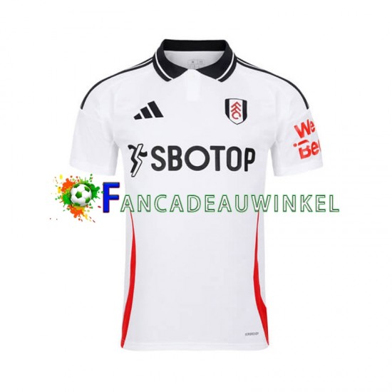 Fulham Wedstrijdshirt met Korting Thuis Heren 2024-25 Korte Mouw