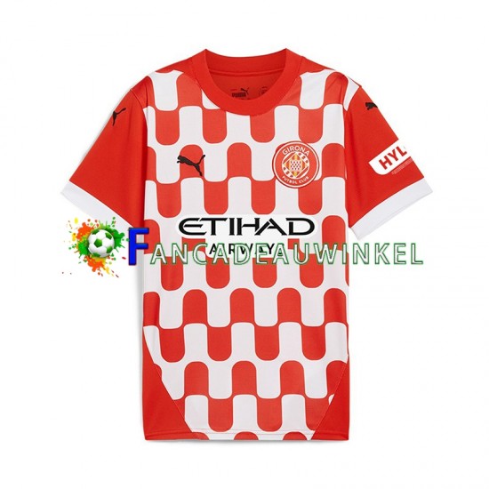 Wedstrijdshirt met Korting Girona Thuis Heren 2024-25 Korte Mouw