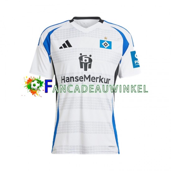 Hamburger SV Wedstrijdshirt met Korting Thuis Heren 2024-25 Korte Mouw