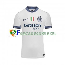 Inter Milan Wedstrijdshirt met Korting Uit Heren 2024-25 Korte Mouw
